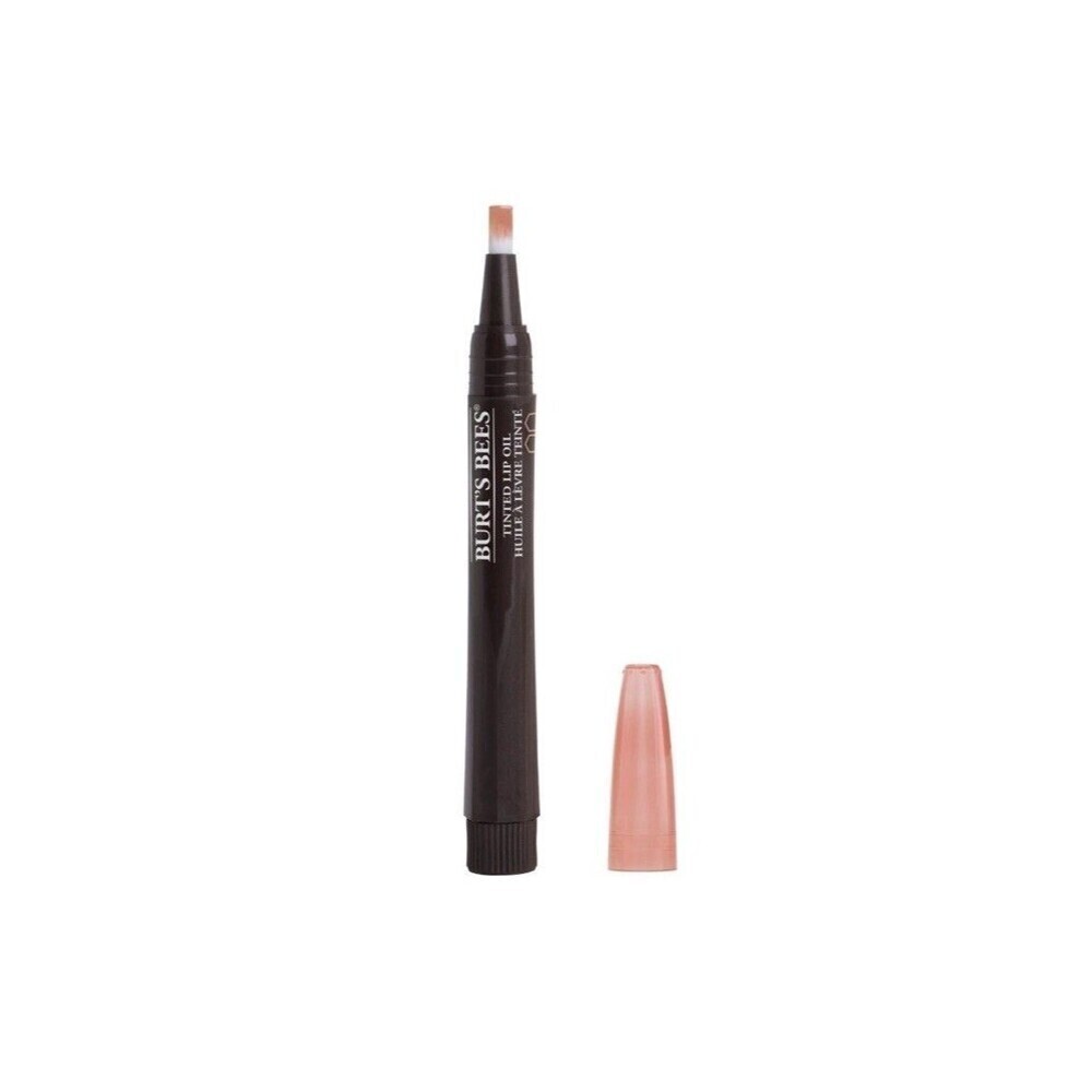 Burt's Bees 100% Natural Moisturizing Tinted Lip Oil 604 Caramel Cloud New Seale
